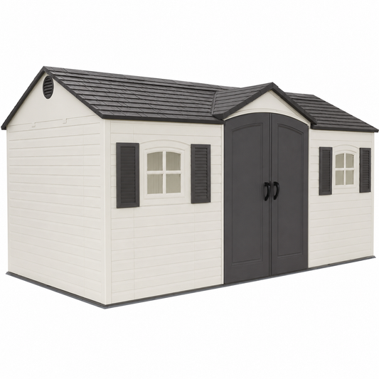 15 Ft. X 8 Ft. Resin Outdoor Garden Shed